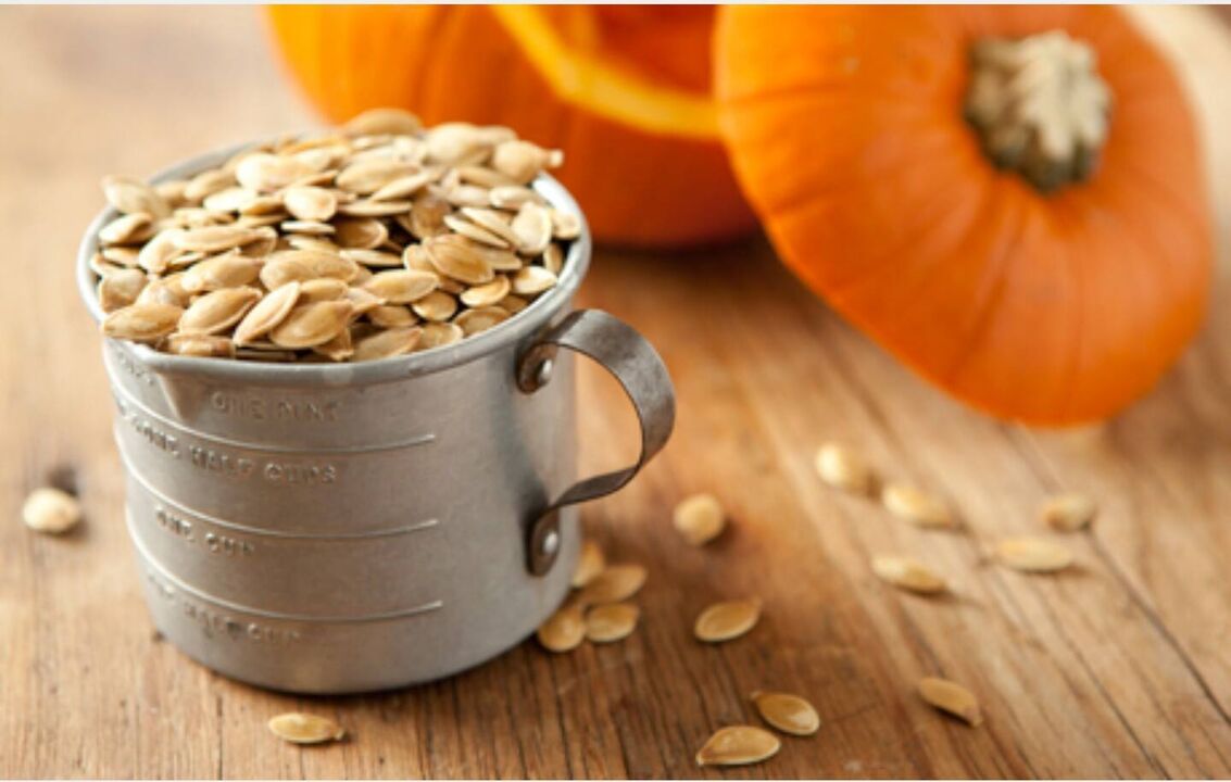 Pumpkin seeds to eliminate parasites