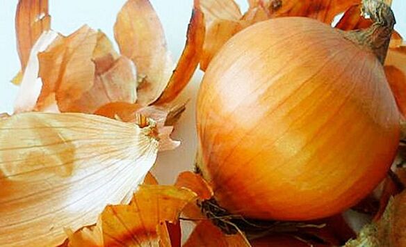 Onion peels to find parasites