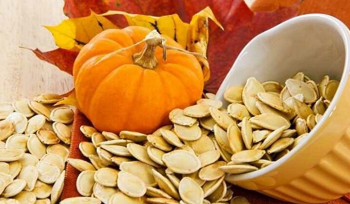 Raw pumpkin seeds - a well-known helminth bleach