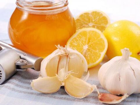 Garlic with lemon from the parasite in the body